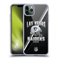 thumbnail image 1 of Head Case Designs NFL Las Vegas Raiders Logo Art Football Stripes 100th Soft Gel Case for Apple iPhone 11 Pro Max, 1 of 7