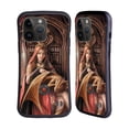 thumbnail image 1 of Head Case Designs Officially Licensed Anne Stokes Dragon Friendship Forever Hybrid Case Compatible with Apple iPhone 15 Pro Max, 1 of 7