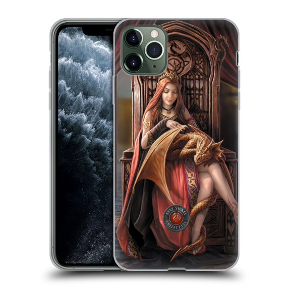 Head Case Designs Officially Licensed Anne Stokes Dragon Friendship Forever Soft Gel Case Compatible with Apple iPhone 11 Pro Max