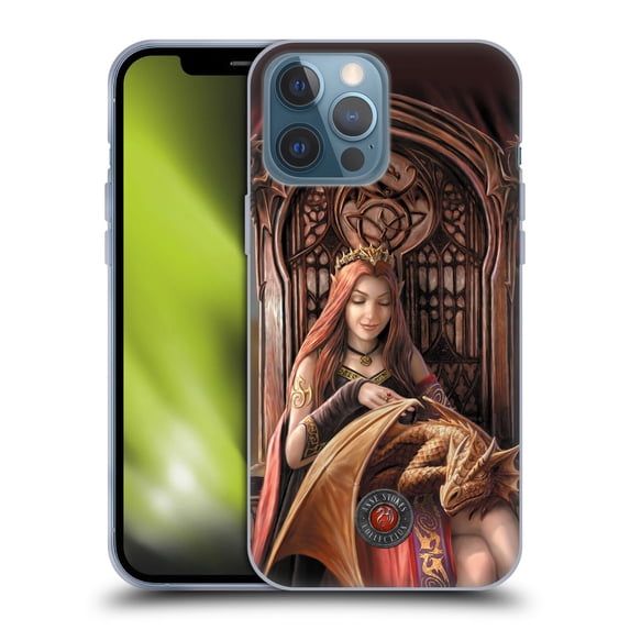 Head Case Designs Officially Licensed Anne Stokes Dragon Friendship Forever Soft Gel Case Compatible with Apple iPhone 13 Pro Max