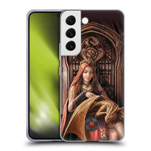 Head Case Designs Officially Licensed Anne Stokes Dragon Friendship Forever Soft Gel Case Compatible with Samsung Galaxy S22 5G