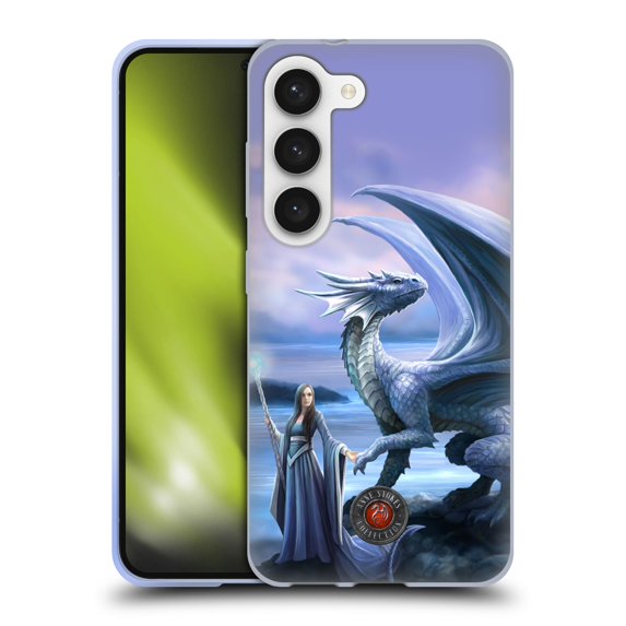 Head Case Designs Officially Licensed Anne Stokes Dragon Friendship New Horizons Soft Gel Case Compatible with Samsung Galaxy S23 5G