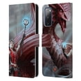 thumbnail image 1 of Head Case Designs Officially Licensed Anne Stokes Dragon Friendship Scarlet Mage Leather Book Wallet Case Cover Compatible with Samsung Galaxy S20 FE / 5G, 1 of 6