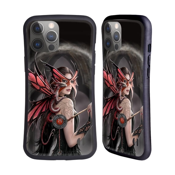 Head Case Designs Officially Licensed Anne Stokes Dragon Friendship Spellbound Hybrid Case Compatible with Apple iPhone 14 Pro Max