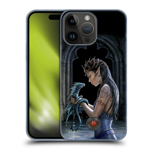 Head Case Designs Officially Licensed Anne Stokes Dragon Friendship Water Hard Back Case Compatible with Apple iPhone 15 Pro Max