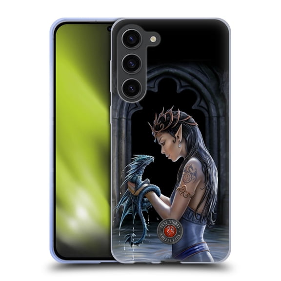Head Case Designs Officially Licensed Anne Stokes Dragon Friendship Water Soft Gel Case Compatible with Samsung Galaxy S23+ 5G