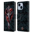thumbnail image 1 of Head Case Designs Officially Licensed Anne Stokes Dragons Dagger Leather Book Wallet Case Cover Compatible with Apple iPhone 14 Plus, 1 of 6