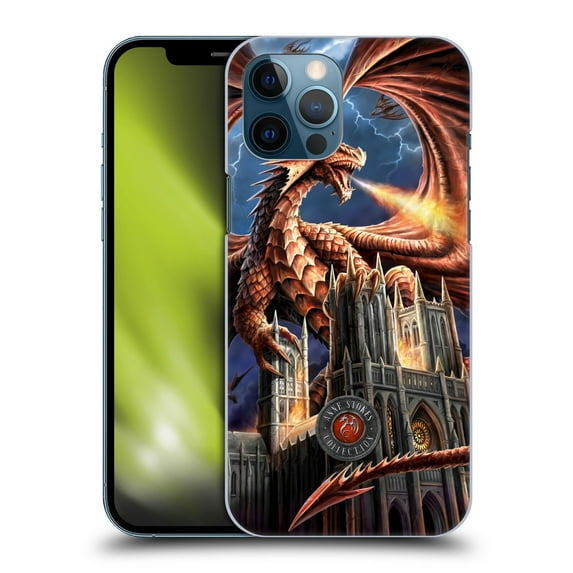 Head Case Designs Officially Licensed Anne Stokes Dragons Fury Hard Back Case Compatible with Apple iPhone 12 Pro Max
