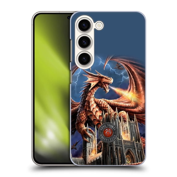 Head Case Designs Officially Licensed Anne Stokes Dragons Fury Hard Back Case Compatible with Samsung Galaxy S23 5G