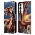 thumbnail image 1 of Head Case Designs Officially Licensed Anne Stokes Dragons Fury Leather Book Wallet Case Cover Compatible with Samsung Galaxy S23 5G, 1 of 6