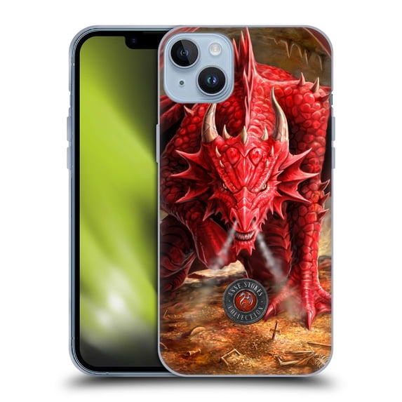 Head Case Designs Officially Licensed Anne Stokes Dragons Lair Soft Gel Case Compatible with Apple iPhone 14 Plus
