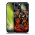 thumbnail image 1 of Head Case Designs Officially Licensed Anne Stokes Dragons Lava Soft Gel Case Compatible with Apple iPhone 15, 1 of 7