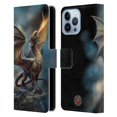 thumbnail image 1 of Head Case Designs Officially Licensed Anne Stokes Dragons Noble Leather Book Wallet Case Cover Compatible with Apple iPhone 13 Pro Max, 1 of 6
