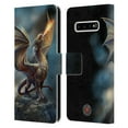 thumbnail image 1 of Head Case Designs Officially Licensed Anne Stokes Dragons Noble Leather Book Wallet Case Cover Compatible with Samsung Galaxy S10+ / S10 Plus, 1 of 6