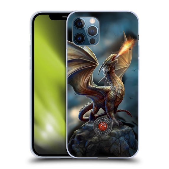 Head Case Designs Officially Licensed Anne Stokes Dragons Noble Soft Gel Case Compatible with Apple iPhone 12 / iPhone 12 Pro