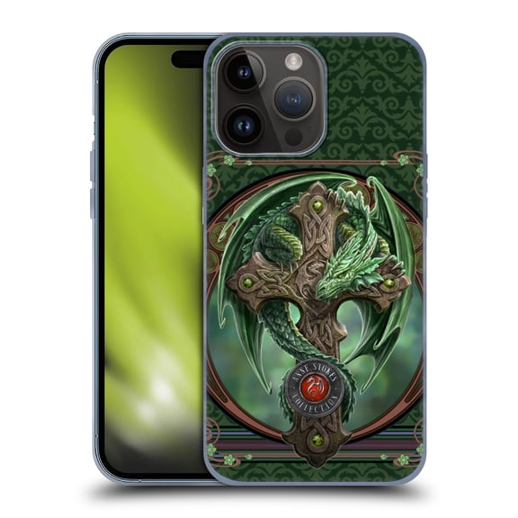 Head Case Designs Officially Licensed Anne Stokes Dragons Woodland Guardian Soft Gel Case Compatible with Apple iPhone 15 Pro Max