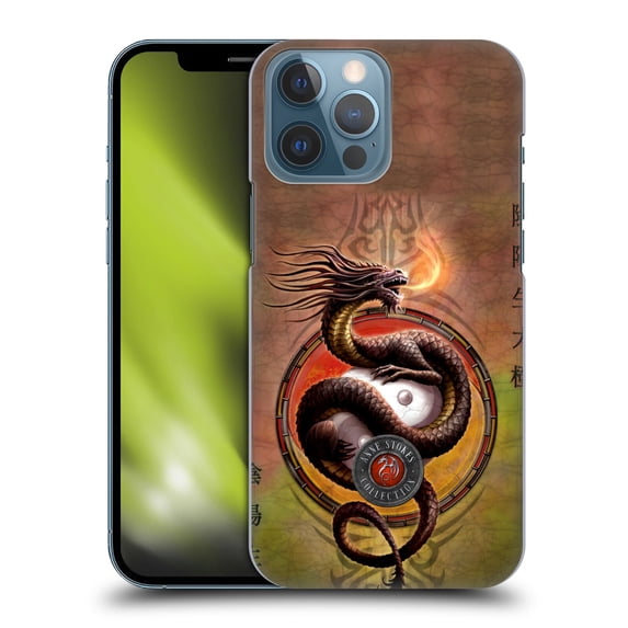 Head Case Designs Officially Licensed Anne Stokes Dragons Yin Yang Protector Hard Back Case Compatible with Apple iPhone 13 Pro Max