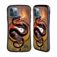 thumbnail image 1 of Head Case Designs Officially Licensed Anne Stokes Dragons Yin Yang Protector Hybrid Case Compatible with Apple iPhone 12 / iPhone 12 Pro, 1 of 7