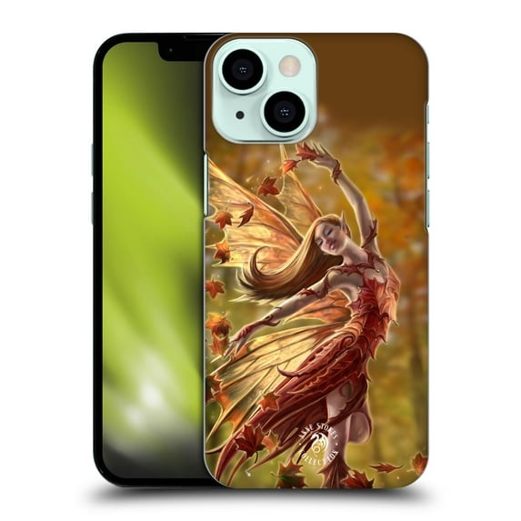 Head Case Designs Officially Licensed Anne Stokes Fairies Autumn Hard Back Case Compatible with Apple iPhone 13 Mini