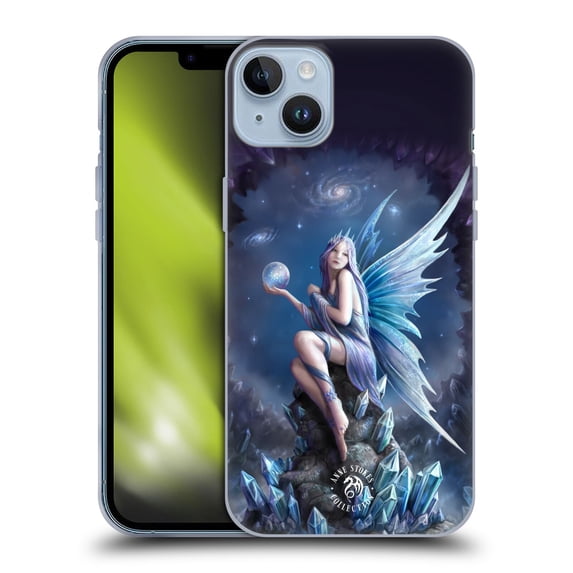 Head Case Designs Officially Licensed Anne Stokes Fairies Stargazer Soft Gel Case Compatible with Apple iPhone 14 Plus