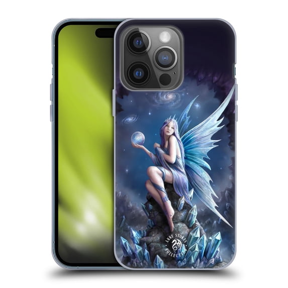 Head Case Designs Officially Licensed Anne Stokes Fairies Stargazer Soft Gel Case Compatible with Apple iPhone 14 Pro