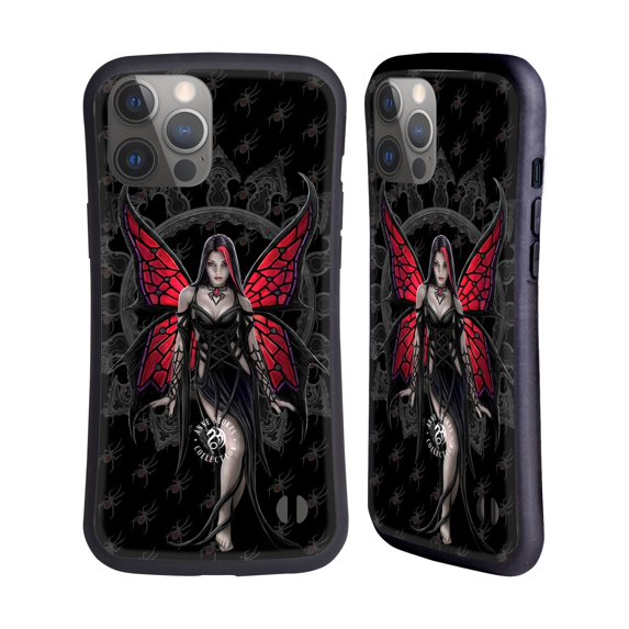 Head Case Designs Officially Licensed Anne Stokes Gothic Aracnafaria Hybrid Case Compatible with Apple iPhone 14 Pro Max
