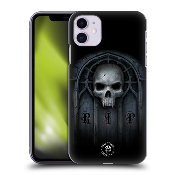 Head Case Designs Officially Licensed Anne Stokes Gothic Await The Night Skull Hard Back Case Compatible with Apple iPhone 11