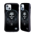 thumbnail image 1 of Head Case Designs Officially Licensed Anne Stokes Gothic Await The Night Skull Hybrid Case Compatible with Apple iPhone 14, 1 of 7