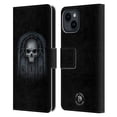 thumbnail image 1 of Head Case Designs Officially Licensed Anne Stokes Gothic Await The Night Skull Leather Book Wallet Case Cover Compatible with Apple iPhone 15, 1 of 6
