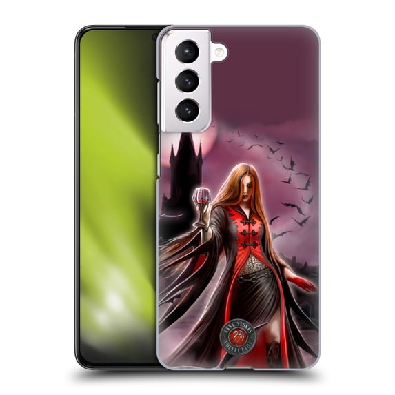 Head Case Designs Officially Licensed Anne Stokes Gothic Blood Moon Hard Back Case Compatible with Samsung Galaxy S21 5G