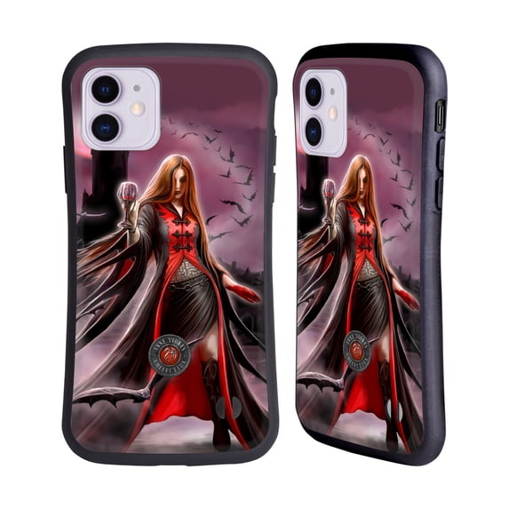 Head Case Designs Officially Licensed Anne Stokes Gothic Blood Moon Hybrid Case Compatible with Apple iPhone 11
