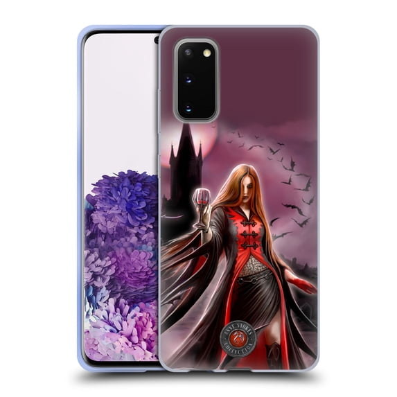 Head Case Designs Officially Licensed Anne Stokes Gothic Blood Moon Soft Gel Case Compatible with Samsung Galaxy S20 / S20 5G
