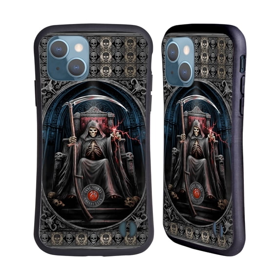 Head Case Designs Officially Licensed Anne Stokes Gothic Reaper Hybrid Case Compatible with Apple iPhone 13