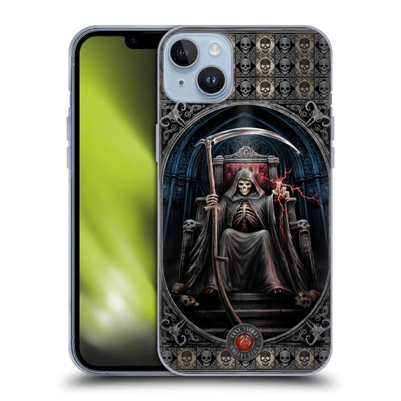 Head Case Designs Officially Licensed Anne Stokes Gothic Reaper Soft Gel Case Compatible with Apple iPhone 14 Plus