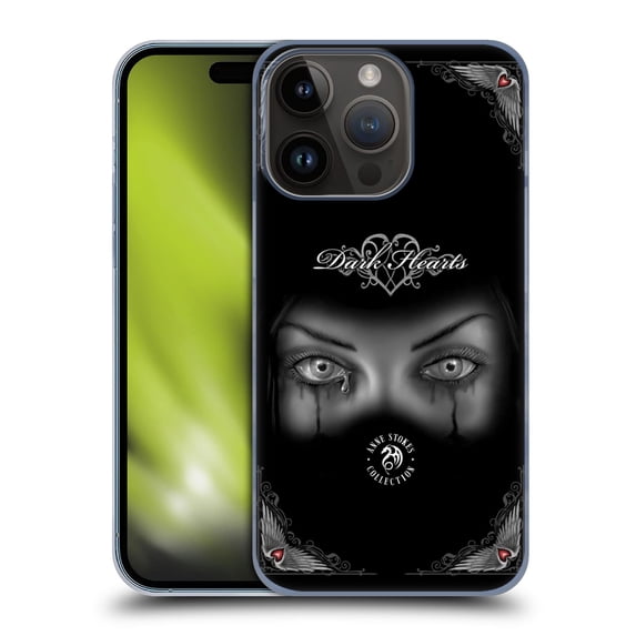 Head Case Designs Officially Licensed Anne Stokes Gothic Sad Eyes Hard Back Case Compatible with Apple iPhone 15 Pro