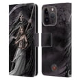 thumbnail image 1 of Head Case Designs Officially Licensed Anne Stokes Gothic Summon the Reaper Leather Book Wallet Case Cover Compatible with Apple iPhone 15 Pro, 1 of 6