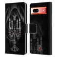 thumbnail image 1 of Head Case Designs Officially Licensed Anne Stokes Tribal Candelabra Leather Book Wallet Case Cover Compatible with Google Pixel 7a, 1 of 6