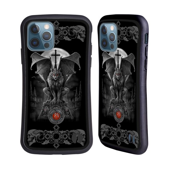 Head Case Designs Officially Licensed Anne Stokes Tribal Gargoyle Hybrid Case Compatible with Apple iPhone 12 / iPhone 12 Pro