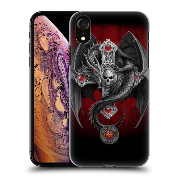 Head Case Designs Officially Licensed Anne Stokes Tribal Gothic Dragon Hard Back Case Compatible with Apple iPhone XR