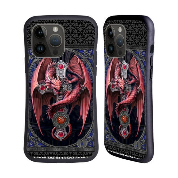 Head Case Designs Officially Licensed Anne Stokes Tribal Gothic Guardian Hybrid Case Compatible with Apple iPhone 15 Pro Max