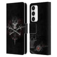 thumbnail image 1 of Head Case Designs Officially Licensed Anne Stokes Tribal Gothic Skull Leather Book Wallet Case Cover Compatible with Samsung Galaxy S23 5G, 1 of 6