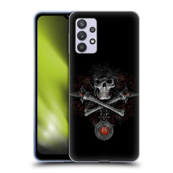 Head Case Designs Officially Licensed Anne Stokes Tribal Gothic Skull Soft Gel Case Compatible with Samsung Galaxy A32 5G / M32 5G (2021)