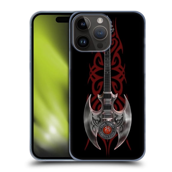 Head Case Designs Officially Licensed Anne Stokes Tribal Rock God Guitar Hard Back Case Compatible with Apple iPhone 15 Pro Max