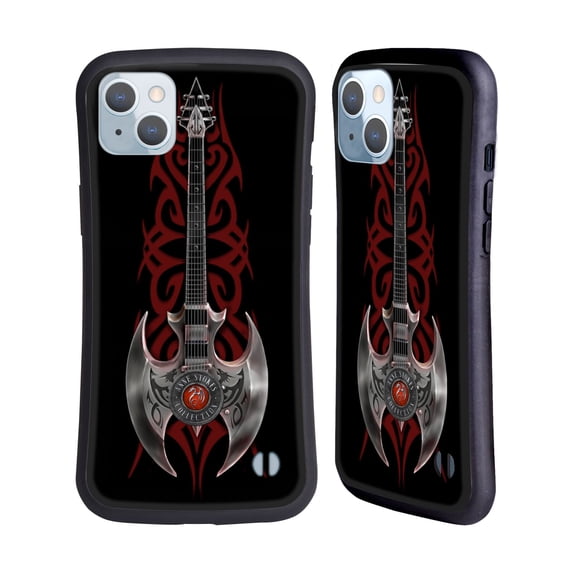 Head Case Designs Officially Licensed Anne Stokes Tribal Rock God Guitar Hybrid Case Compatible with Apple iPhone 14 Plus