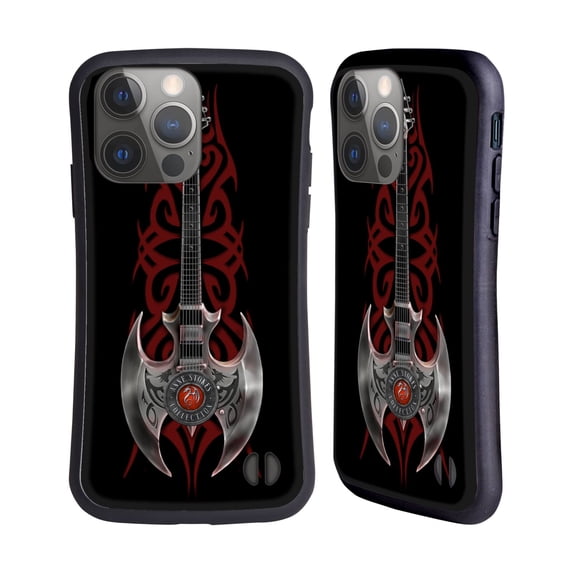 Head Case Designs Officially Licensed Anne Stokes Tribal Rock God Guitar Hybrid Case Compatible with Apple iPhone 14 Pro