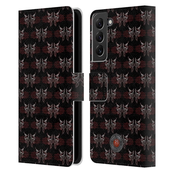 Head Case Designs Officially Licensed Anne Stokes Tribal Rock God Pattern Leather Book Wallet Case Cover Compatible with Samsung Galaxy S22+ 5G
