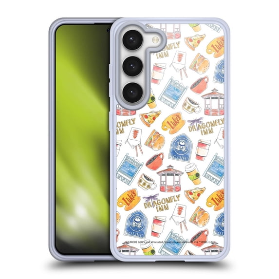 Head Case Designs Gilmore Girls Graphics Icons Soft Gel Case for Samsung Galaxy S23 5G