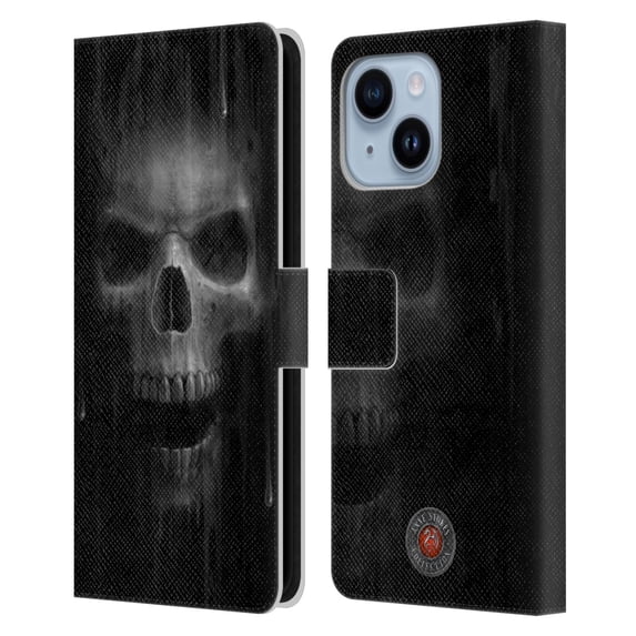 Head Case Designs Officially Licensed Anne Stokes Tribal The Watcher Leather Book Wallet Case Cover Compatible with Apple iPhone 14 Plus