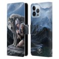 thumbnail image 1 of Head Case Designs Officially Licensed Anne Stokes Wolves Protector Leather Book Wallet Case Cover Compatible with Apple iPhone 13 Pro Max, 1 of 6