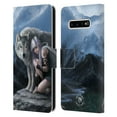 thumbnail image 1 of Head Case Designs Officially Licensed Anne Stokes Wolves Protector Leather Book Wallet Case Cover Compatible with Samsung Galaxy S10+ / S10 Plus, 1 of 6